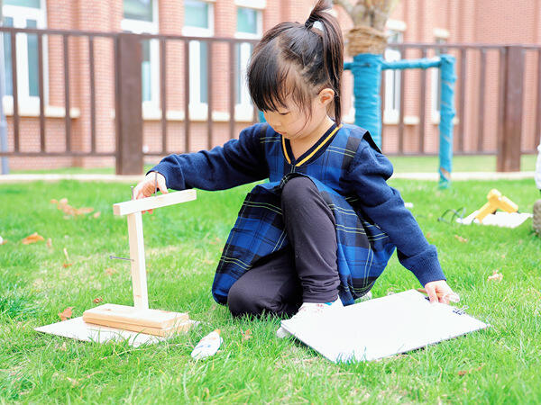 木工体验,南通民办惠立幼儿园